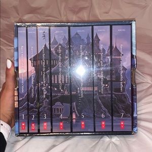 the entire set of harry potter books!